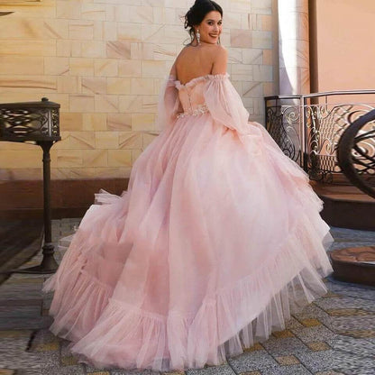 Robe de Mariée Rose Princesse