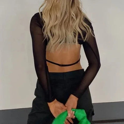 Crop top en maille