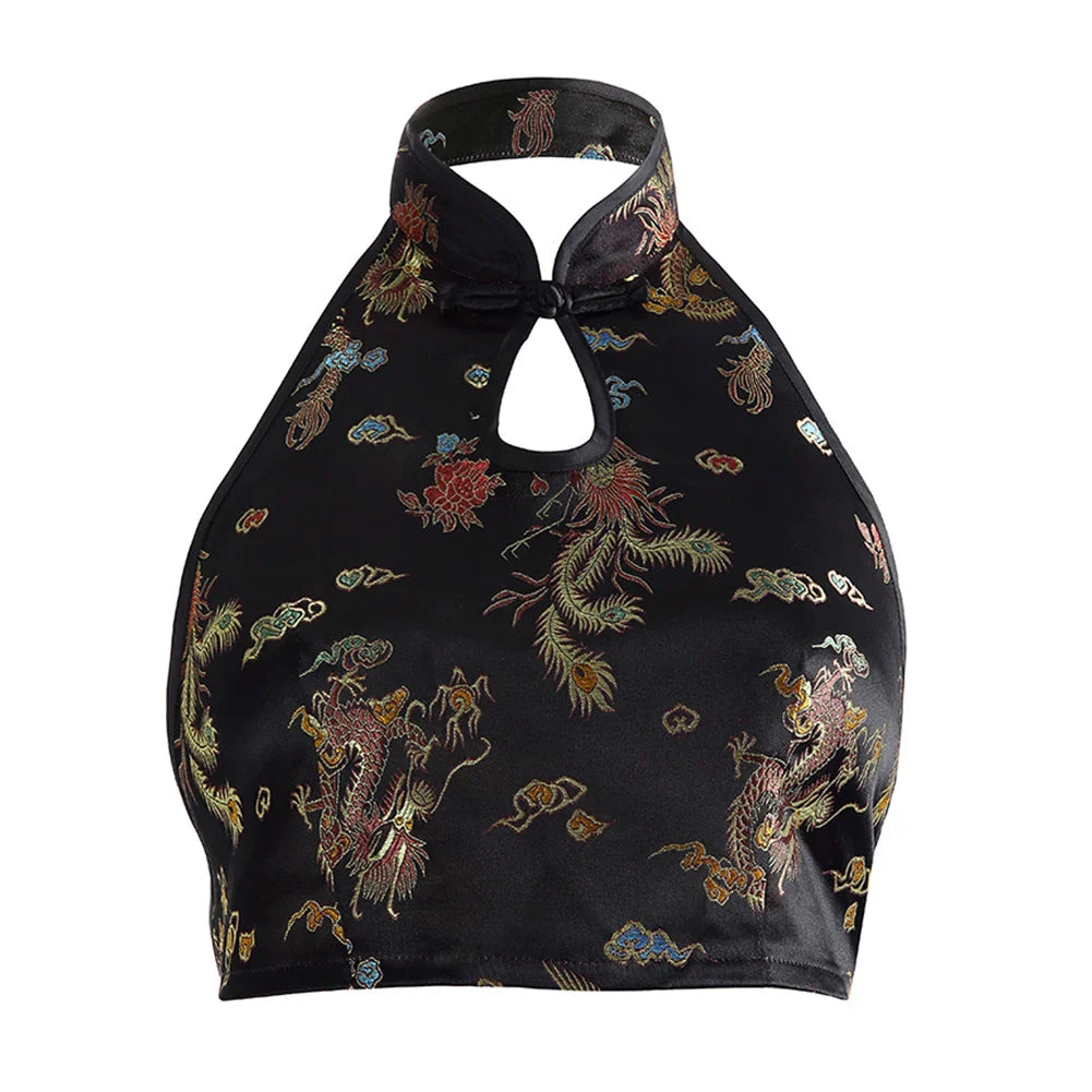 Crop top classe femme