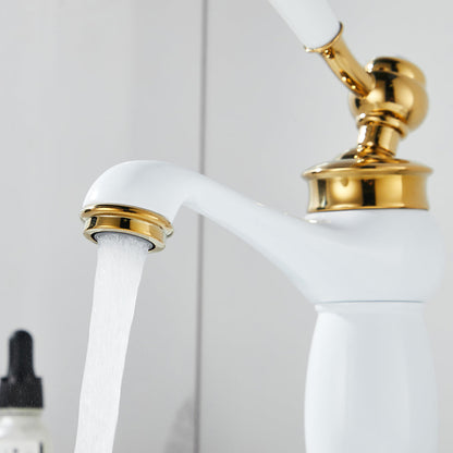 Robinet Salle de Bain Rétro en Laiton