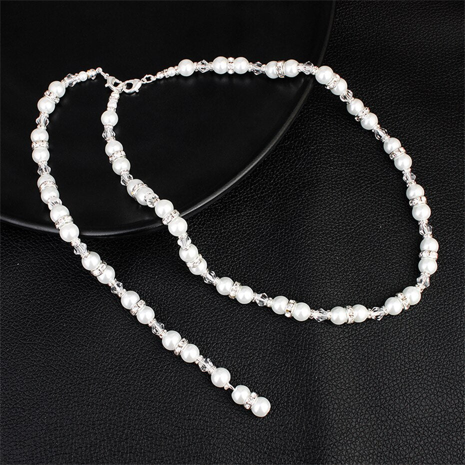 Collier de Dos Perle de Culture