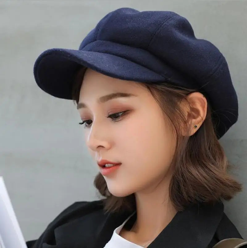 Casquette Gavroche Coton Femme