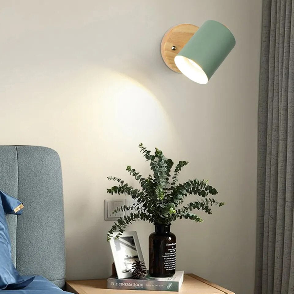 Lampe de chevet Murale Moderne Bois