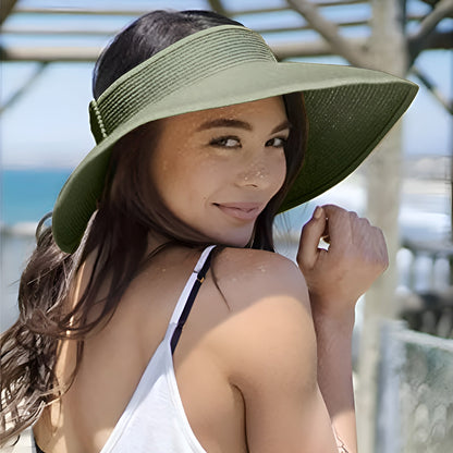 Chapeau de Paille à Bord Souple – Look Plage Décontracté