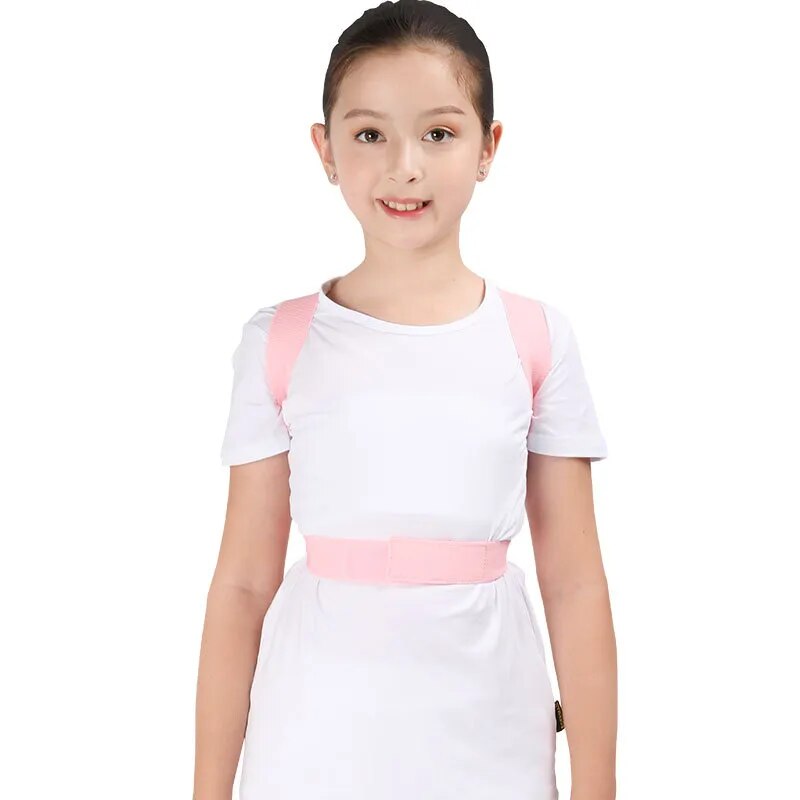 correcteur de posture enfant rose 