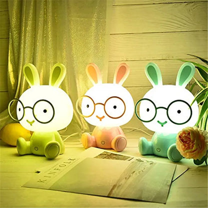 Lampe de Chevet Tactile en Forme de Lapin pour Enfants