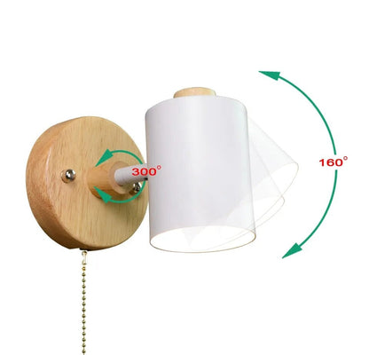Lampe de chevet Murale Moderne Bois