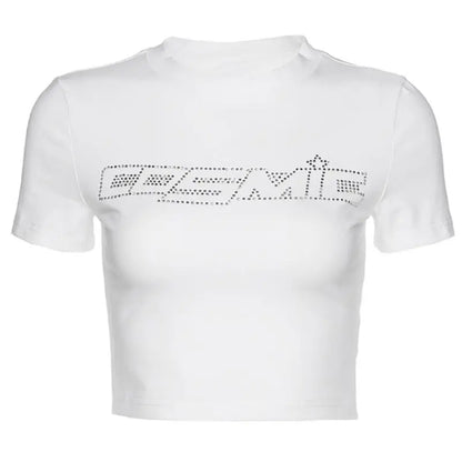 Femme crop top cosmic