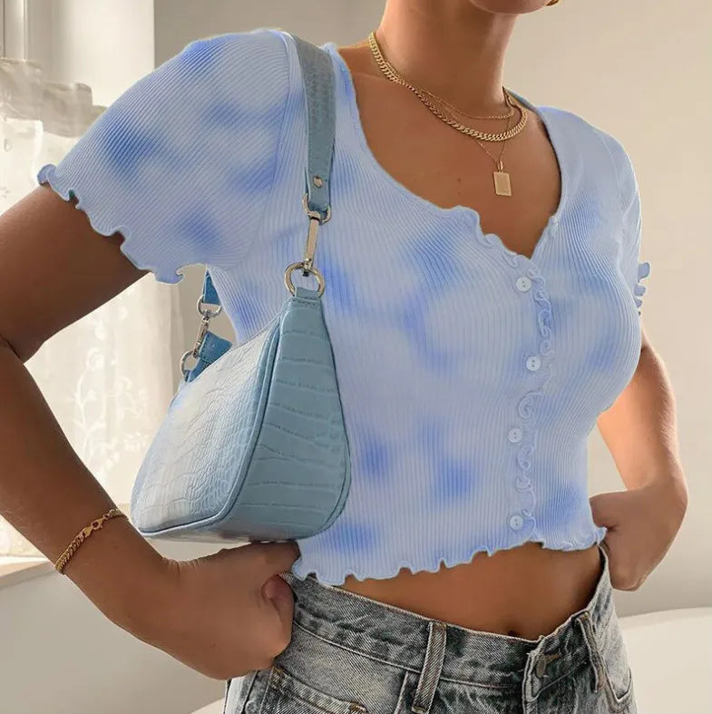 Ribbed crop top