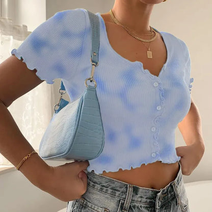 Ribbed crop top