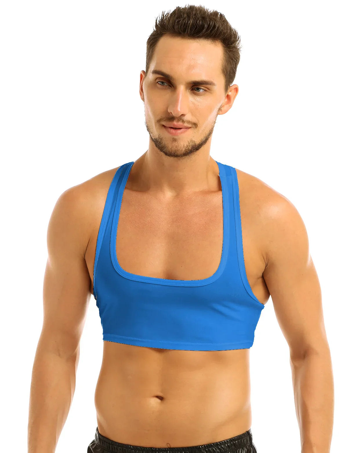 Crop top homme sport