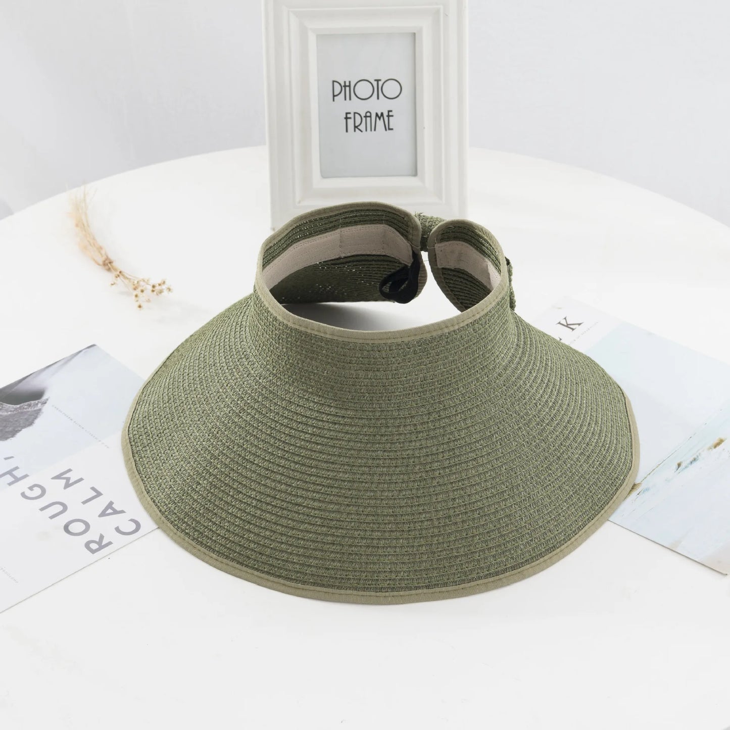 Chapeau de Paille à Bord Souple – Look Plage Décontracté