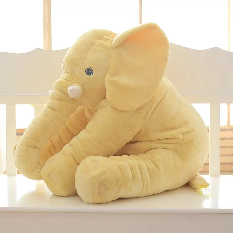 Coussin peluche éléphant