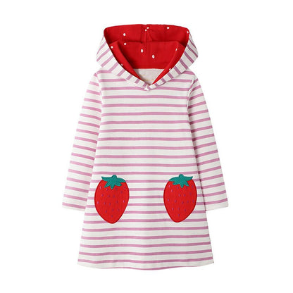 Robe Princesse Fille Fraises