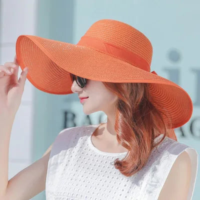 Chapeau de Paille à Larges Bords – Style Estival Souple