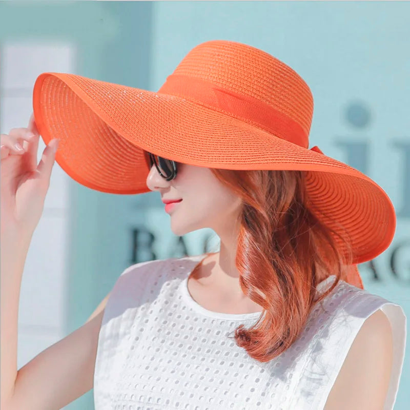 Chapeau de Paille à Larges Bords – Style Estival Souple