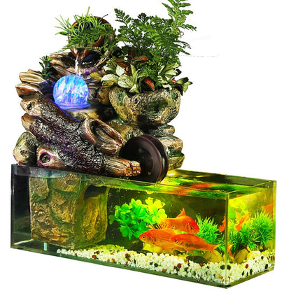 Aquarium pour Poisson avec Fontaine a Eau