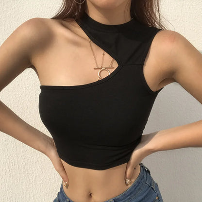Crop top no sleeves