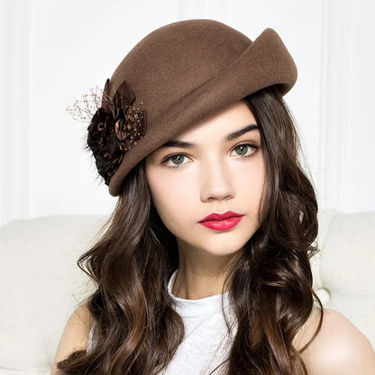 Béret Femme à Fleur - LovelyChic