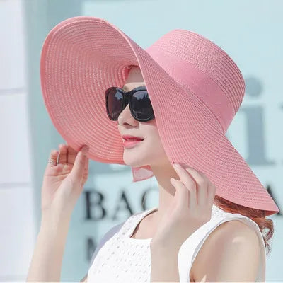 Chapeau de Paille à Larges Bords – Style Estival Souple