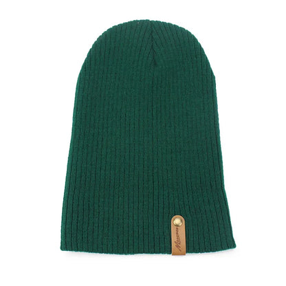 Bonnet Long en Maille Côtelée - PureLine