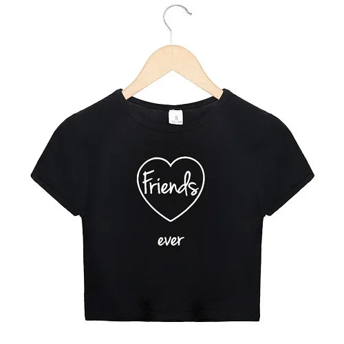 Crop top femme bff