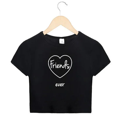 Crop top femme bff
