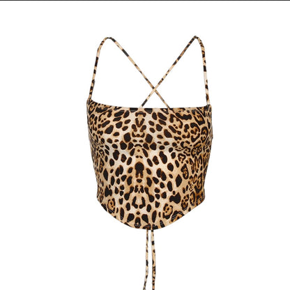 Crop top leopard