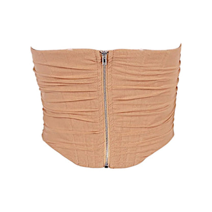 Bustier crop top