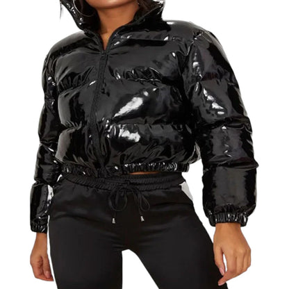 Crop top puffer jacket homme
