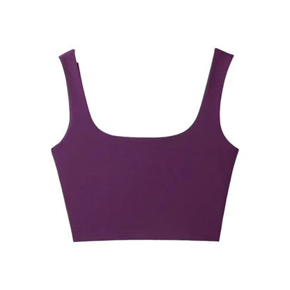 Crop top dark purple