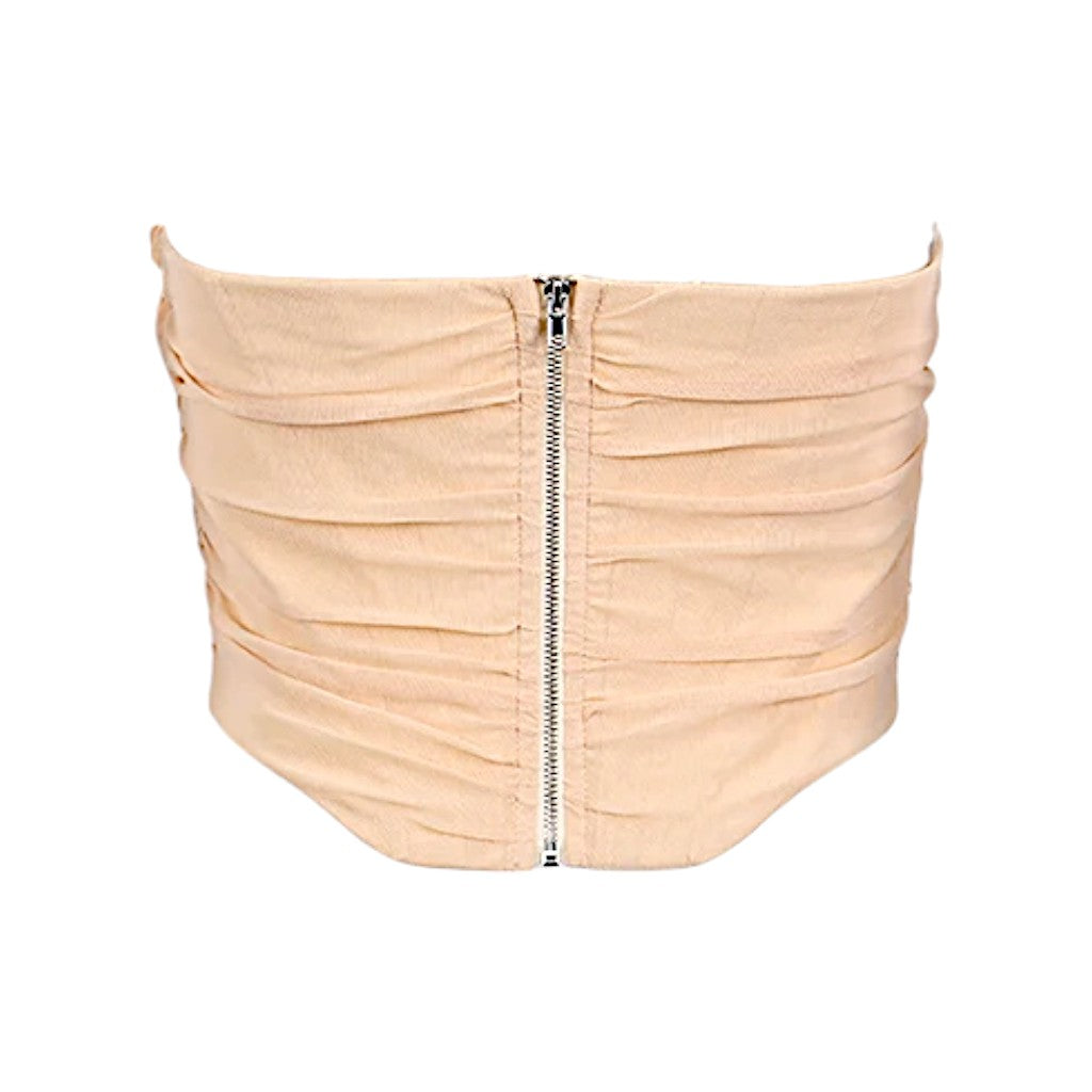 Bustier crop top