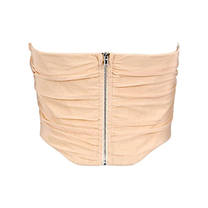 Bustier crop top