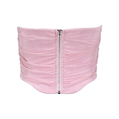 Bustier crop top