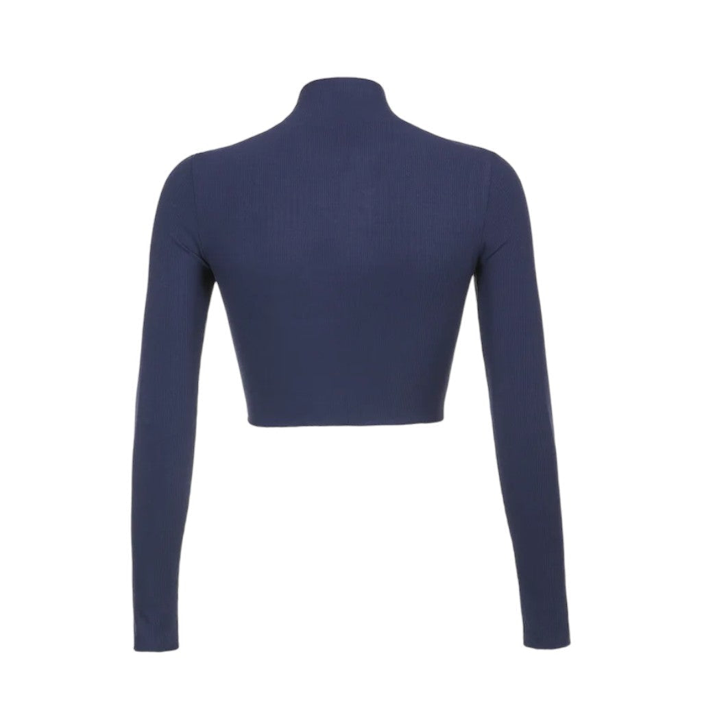 Crop top bleu marine