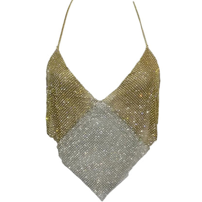 Women crop top triangle
