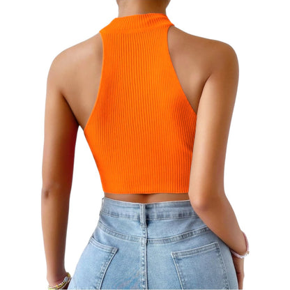 Crop top orange