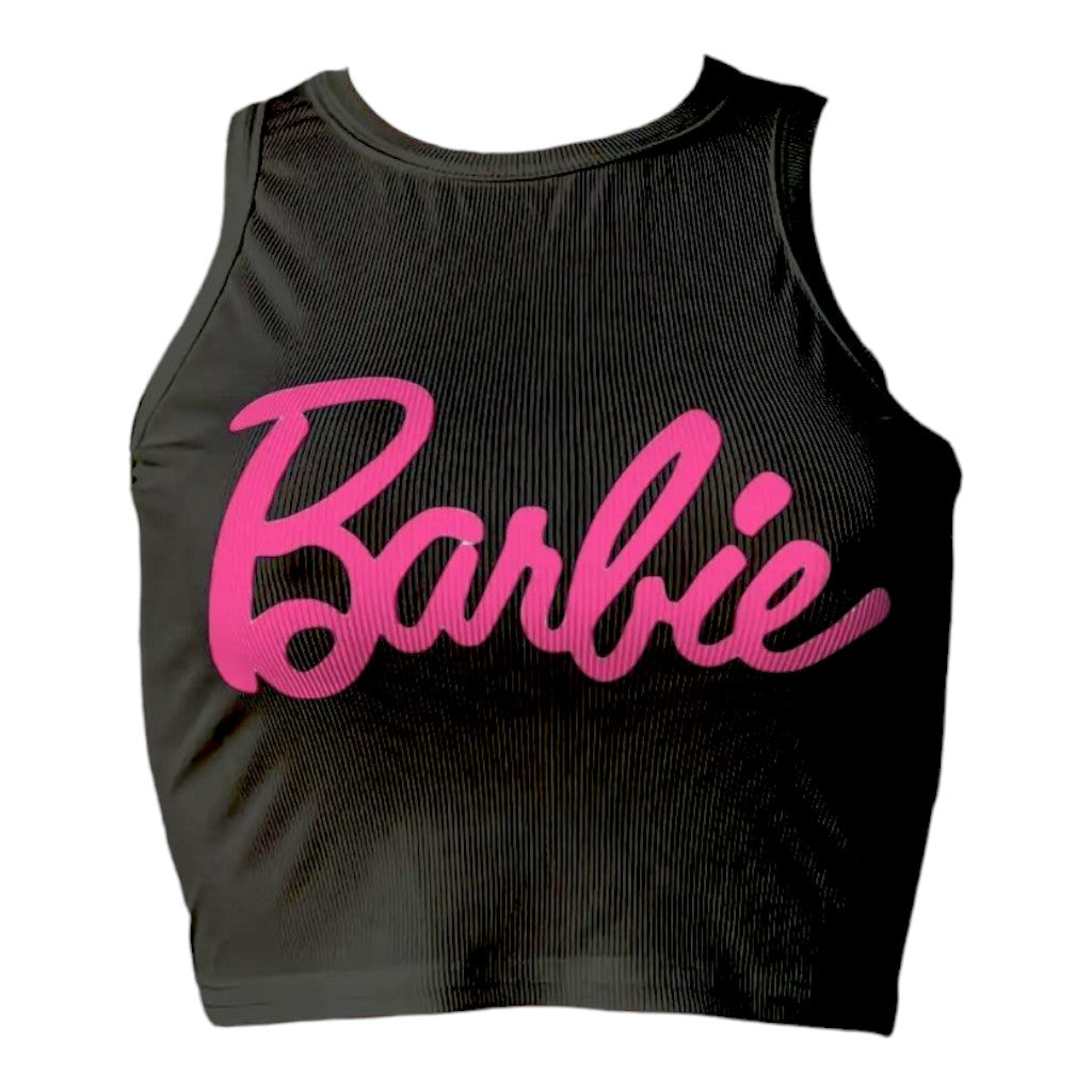 Crop top barbie femme