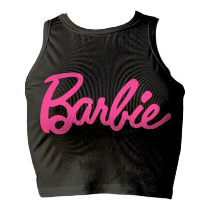 Crop top barbie femme