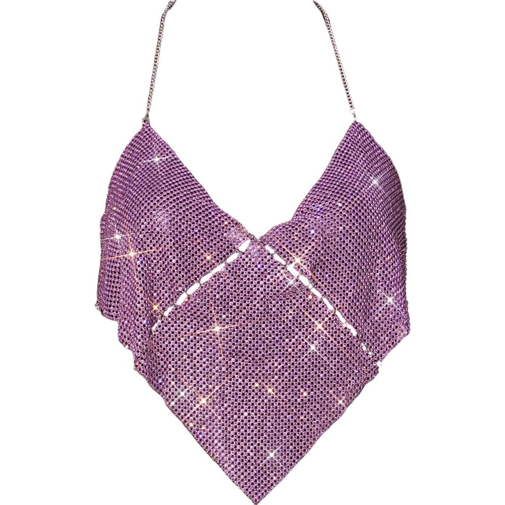 Femme crop top triangle