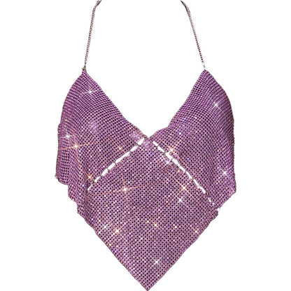 Femme crop top triangle