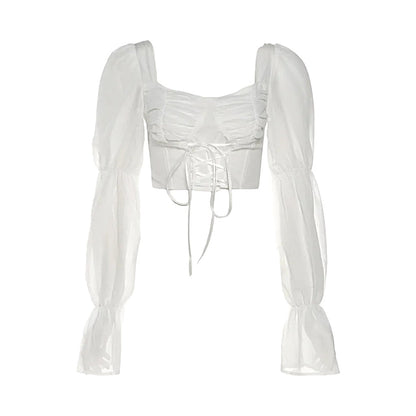 Crop top blouse
