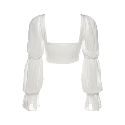 Crop top blouse