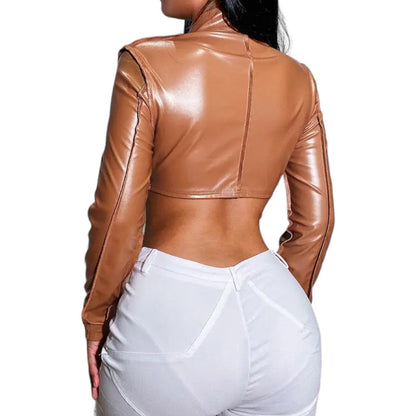 Blouson crop top