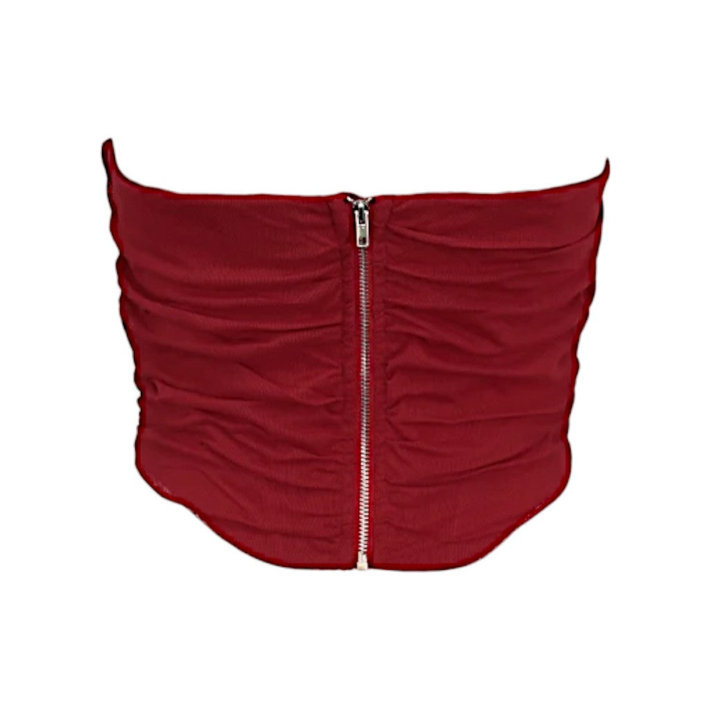 Bustier crop top