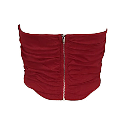 Bustier crop top