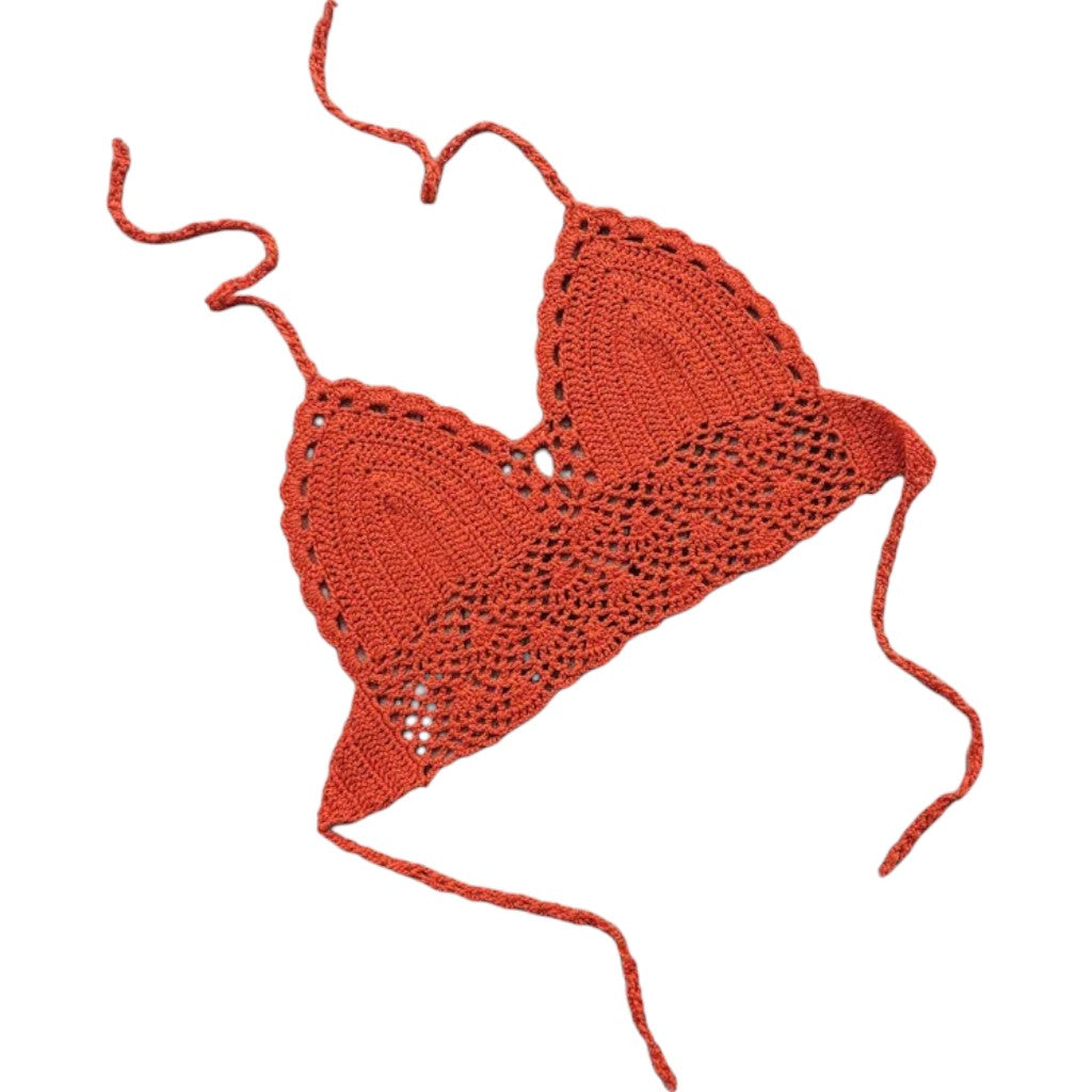 Femme tricot crop top