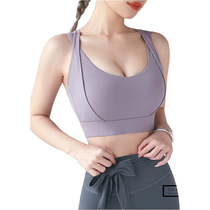 Crop tops femme running