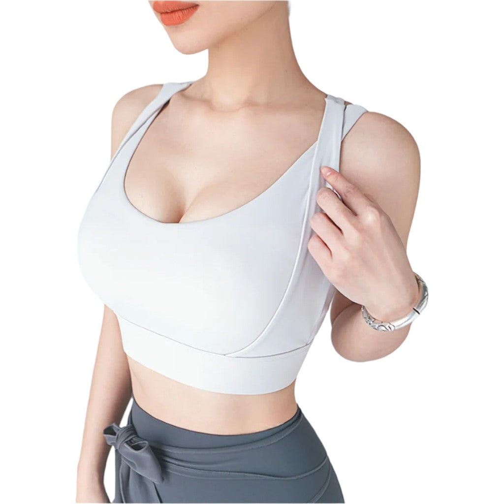Femme running crop tops