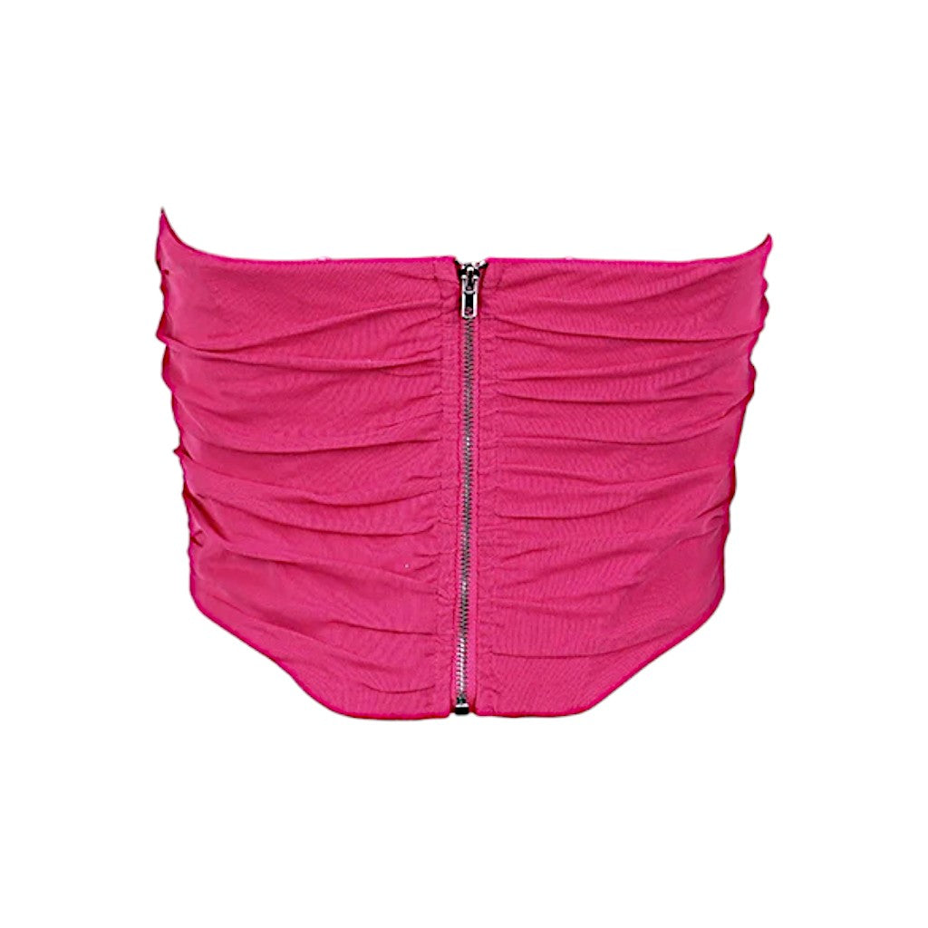 Bustier crop top